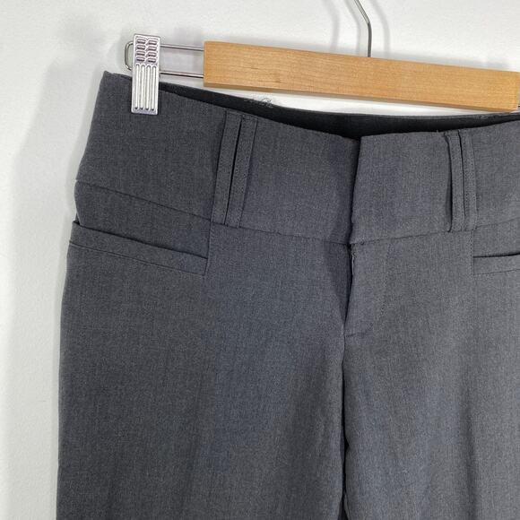 BCX Dark Grey Zip Fly Bootcut Casual Dress Pants Women's Size 1 - Picture 4 of 8